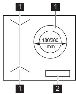 ELECTROLUX LIV633 - LIV633 - Agencement des zones de cuisson - 1