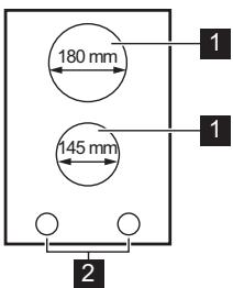 ELECTROLUX LIT30210C - LIT30210C - Cooking surface layout - 1
