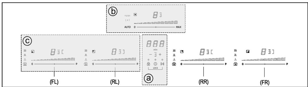 SAMSUNG NZ84T9747UK/UR - NZ84T9747VK/UR - Bedienfeldanordnung - 1