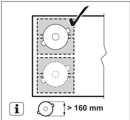 AEG IPE74541FB - Diamètre et position de l'ustensile - 2