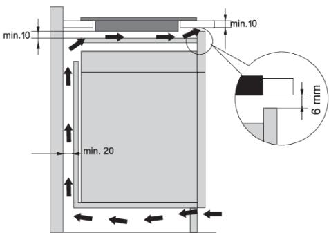 GORENJE IS846BG - IS846BG - Grilles de ventilation dans le meuble de cuisine inférieur - 2
