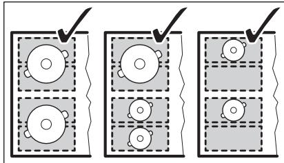 AEG IKE84445XB - IKE84445IB - FlexiBridge Standaardmodus - 2