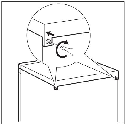 ZANUSSI ZXAN13EW0 - INVERSION DU SENS D'OUVERTURE DE LA PORTE - 6