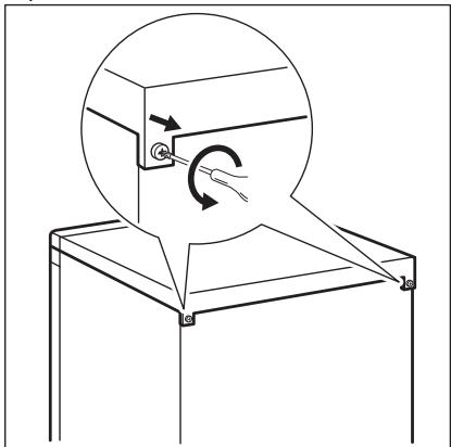 ZANUSSI ZXAN13EW0 - INVERSION DU SENS D'OUVERTURE DE LA PORTE - 2