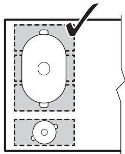 ELECTROLUX EIV85443  -  EIV85443 - Correct cookware position: - 1