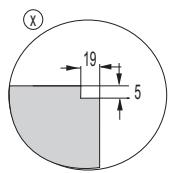 GORENJE IS630BSC - IS630BSC - Dimensions de la découpe dans le PLAN de travail - encastrement à FLEUR de PLAN (uniquement pour certains modèles) - 2