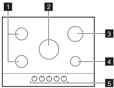 FAURE FGH75524XA  -  FGH75524XA - Élément de cuisine avec four - 1