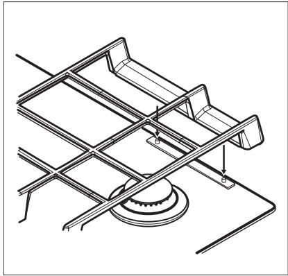ELECTROLUX KGG6436K  -  KGG6436W -  KGG6436K -  KGG6436S -  KGG64362W -  KGG64362K -  KGG64362S - Soportes para sartenes - 3