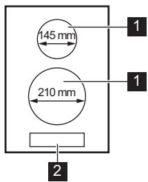 ELECTROLUX LIT30230C  -  LIT30230C - Cooking surface layout - 1