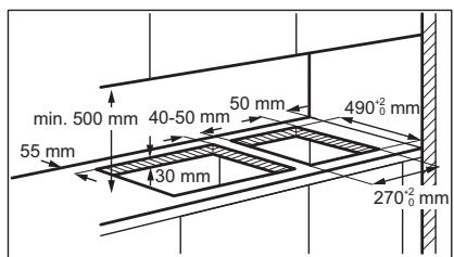 ELECTROLUX LIT30230C  -  LIT30230C - Ugradnja više od jeder ploče za kuhanje - 1