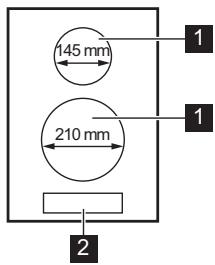 ELECTROLUX LIT30230C  -  LIT30230C - Anordnung der Kochflächen - 1