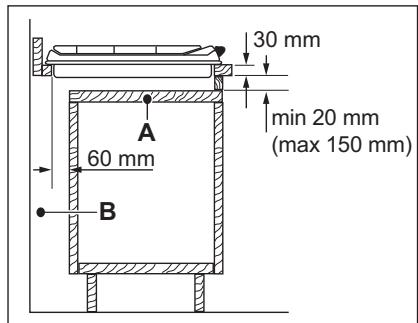 ZANUSSI ZGGN755K - Küchenschrank mit Tür - 1