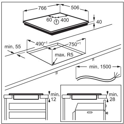 ZANUSSI ZHRN883X  -  ZHRN883K - AANSLUITKABEL - 2