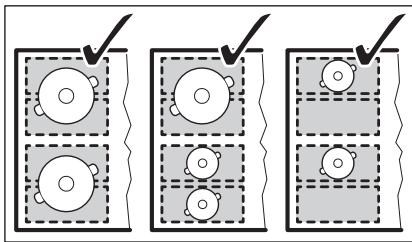 AEG IKE95454XB  -  IKE95454IB - FlexiBridge Standaardmodus - 2