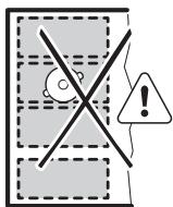 AEG IKE95454XB  -  IKE95454IB - Falsche Position des Kochgeschirrs: - 2
