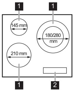 AEG IKB32300CB - Disposicao da plac - 1