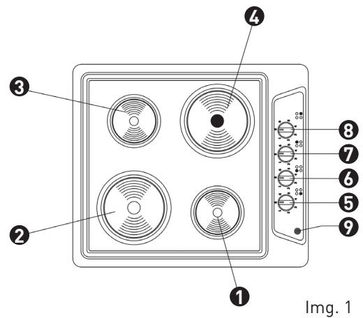 VALBERG TE 4 X EUT inox - TE 4 X EUT inox - Descripción del electrodomístico - 1