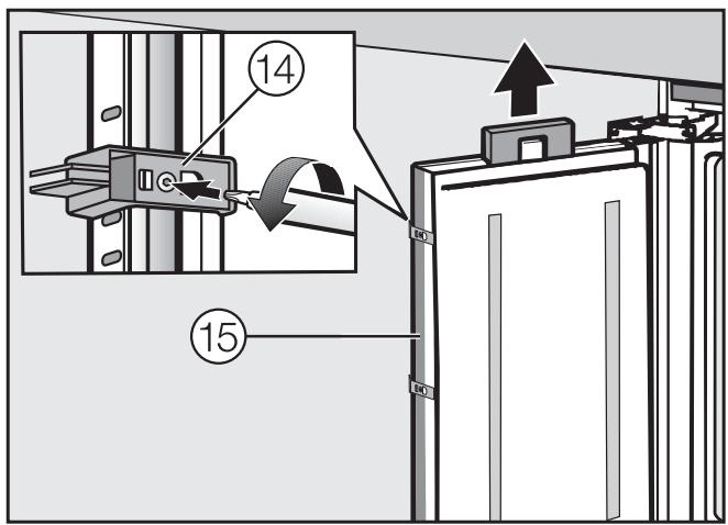 MIELE F 1811 Vi - F 1811 Vi - Preparing the furniture front - 1
