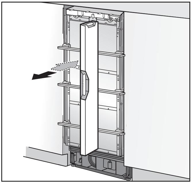 MIELE F 1811 Vi - F 1811 Vi - Aligning the appliance - 2