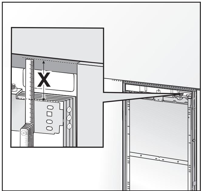 MIELE F 1811 Vi - F 1811 Vi - Preparing the furniture front - 2