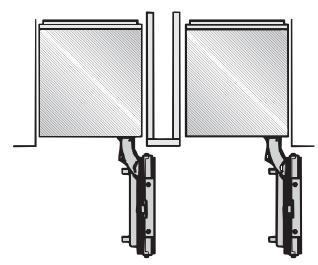 MIELE F 1811 Vi - F 1811 Vi - Installation with a partition wall using the side-by-side installation kit - 2