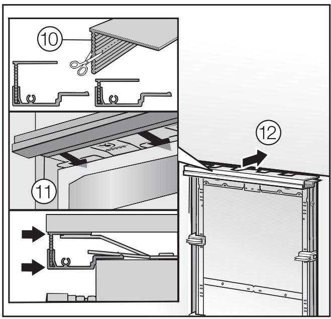 MIELE F 1811 Vi - F 1811 Vi - Securing the appliance in the niche - 5