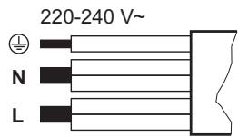 AEG CDE84543CB  -  CDE84543CB - Raccordement monophasé - 1