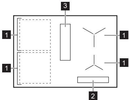 AEG CDE84543CB  -  CDE84543CB - Agencement des zones de cuisson - 1