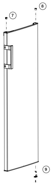 BEKO RFNE200E30WN - Reversing the doors - 2