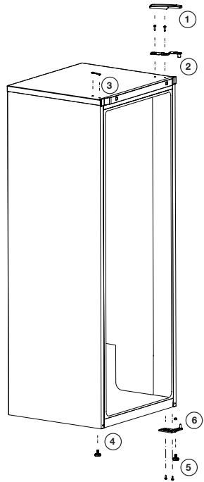 BEKO RFNE200E30WN - De deuren omkeren - 1