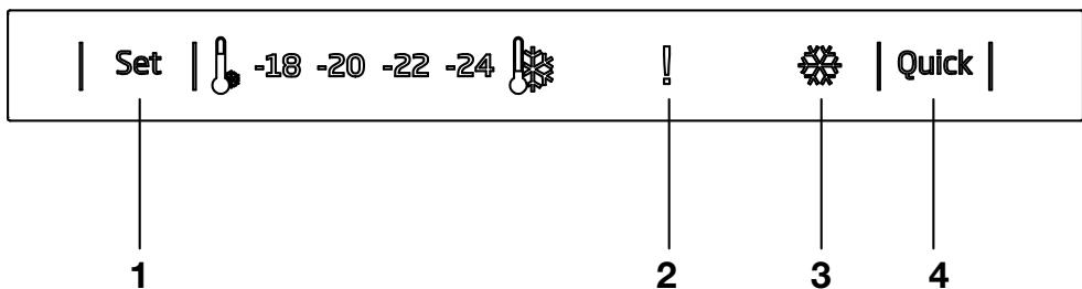 BEKO RFNE200E30WN - Gebruik van de diepvriezer - 1