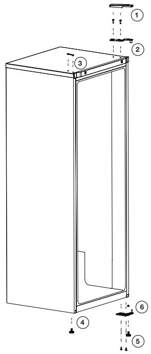BEKO RFNE200E30WN - Türanschlag umkehren - 1