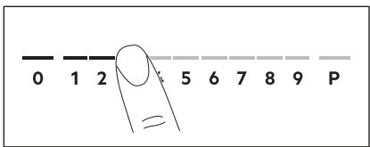 ELECTROLUX EIV95550  -  EIV95550 - Definição de cozedura - 1