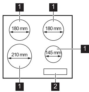 ELECTROLUX LIR60430  -  LIR60430 - Uklad powierzchni gotowania - 1