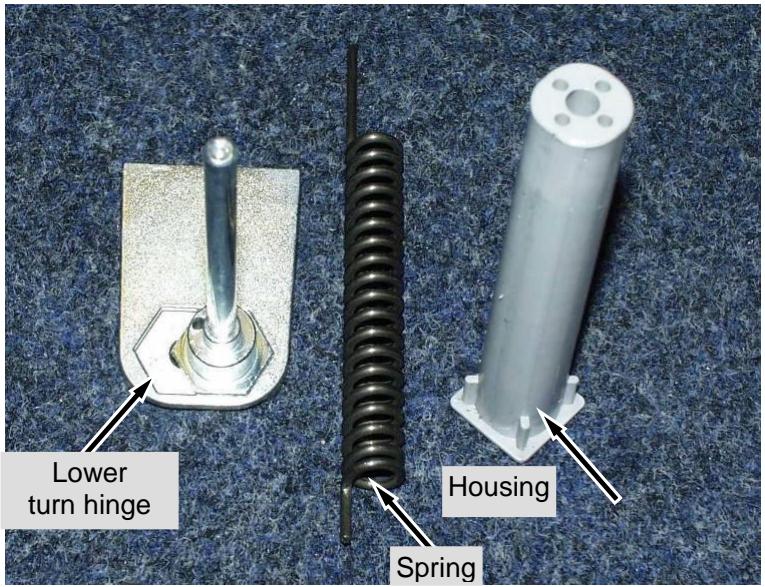 LIEBHERR GCv 4010 - Housing with spring: - 1