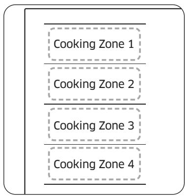 SAMSUNG NZ64B6058GK/U1  -  NZ64B6056GK/U1 -  NZ64B6058GK/U1 - Flex zone Plus (Only for Flex zone plus applied models) - 1