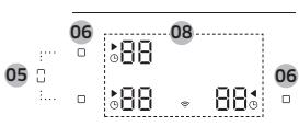 SAMSUNG NZ64B6058GK/U1  -  NZ64B6056GK/U1 -  NZ64B6058GK/U1 - Panel de control - 4