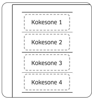 SAMSUNG NZ64B6058GK/U1  -  NZ64B6056GK/U1 -  NZ64B6058GK/U1 - Fleksisone Pluss (Kun for modeller med Fleksisone Pluss) - 1