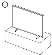 SAMSUNG THE FRAME QE43LS03A - THE FRAME QE50LS03A - THE FRAME QE55LS03A - THE FRAME QE65LS03A - QE75LS03A - Precautions when installing the TV with a stand - 1