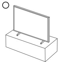 SAMSUNG THE FRAME QE43LS03A - THE FRAME QE50LS03A - THE FRAME QE55LS03A - THE FRAME QE65LS03A - QE75LS03A - Precauciones al instalar el televator con un soporte - 1