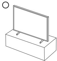 SAMSUNG THE FRAME QE43LS03A - THE FRAME QE50LS03A - THE FRAME QE55LS03A - THE FRAME QE65LS03A - QE75LS03A - Précautions à prendre lors de l'installation du téléviseur sur un support - 1