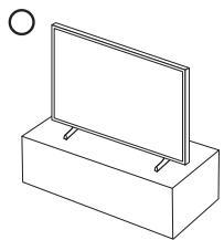SAMSUNG THE FRAME QE43LS03A - THE FRAME QE50LS03A - THE FRAME QE55LS03A - THE FRAME QE65LS03A - QE75LS03A - Sakerhetsfreskrifter vid installation av TV med stativ - 1