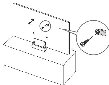 SAMSUNG QE65Q60A - Preventing the TV from falling - 1