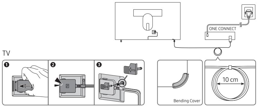 SAMSUNG THE FRAME QE32LS03T - Lidhja e televizorit me One Connect - 1