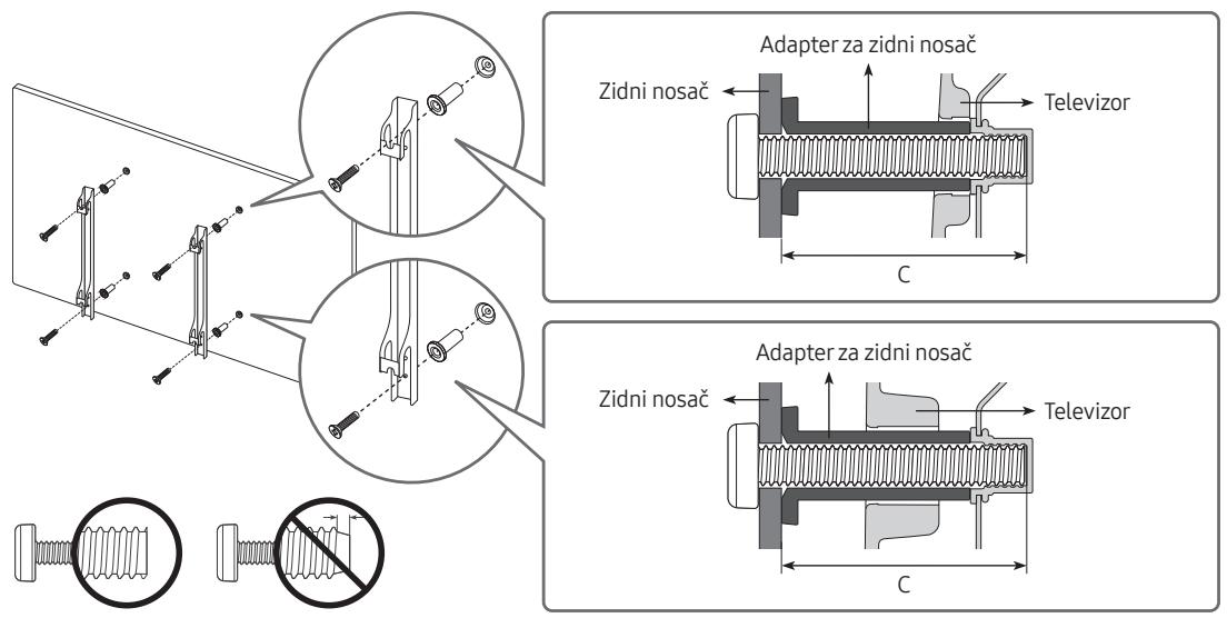SAMSUNG THE FRAME QE32LS03T - Postavljanje televizora na zid - 2