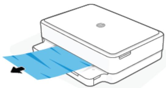 HP ENVY 6022 - Élimination d'un bourrage papier du bac de sortie - 1