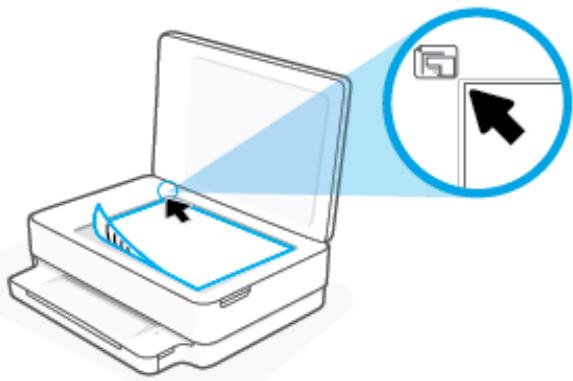 HP ENVY 6022 - Chargement d'un original - 2