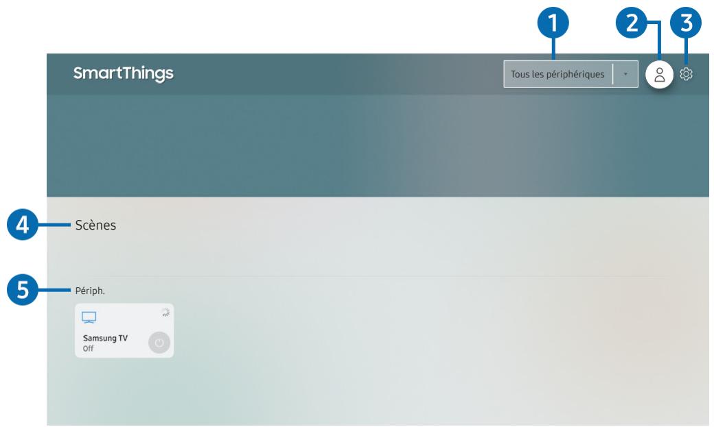 SAMSUNG UE32N5305 - Utilisation de l'application smartthings - 1