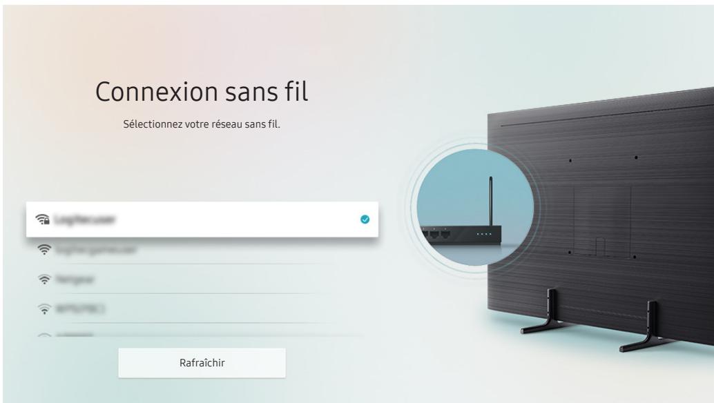 SAMSUNG UE32N5305 - Mise en place d'une connexion sans fil à internet - 2