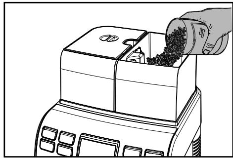 SAECO AULIKA TOP HSC V2 - Remplissage du réservoir a café en grains - 2
